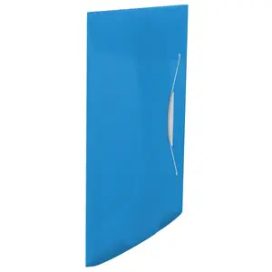 Folder ESSELTE 3-flap Vivida PP A4 Blue, polypropylene, 233×320×8 mm