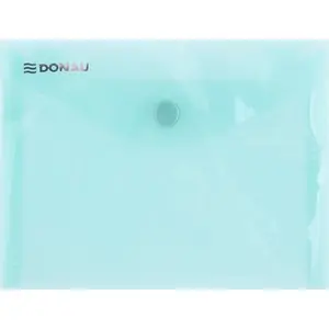 Envelope folder Donau Teczka kopertowa A6, PP plastic, 180 µm, green
