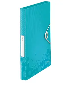 Box file LEITZ WOW PP A4 polypropylene 250x37x330 mm blue