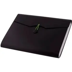 Document wallet D.Rect A4 folder with 12 dividers, black