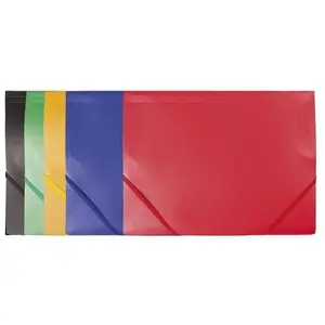 Plastic document folder with elastic D.Rect model 258129 — A4 document organizer