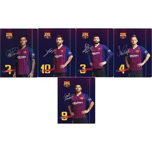 Folder with Elastic Strap Astra FC Barcelona Barca Fan 7 — document holder, A4-compatible