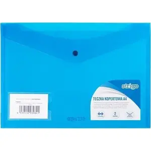 Envelope folder A4 with pockets Strigo model 327077, blue