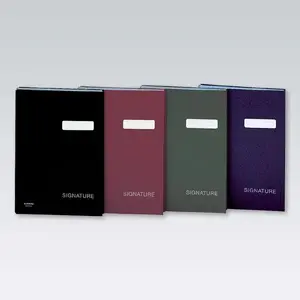 Document wallet Donau A4 signature folder, cardboard/PP, 450 gsm, 20 compartments, black