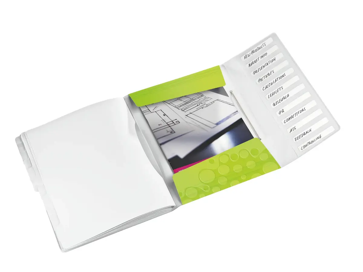Folder ESSELTE Leitz WOW Polypropylene Green Metallic A4 Photo 2