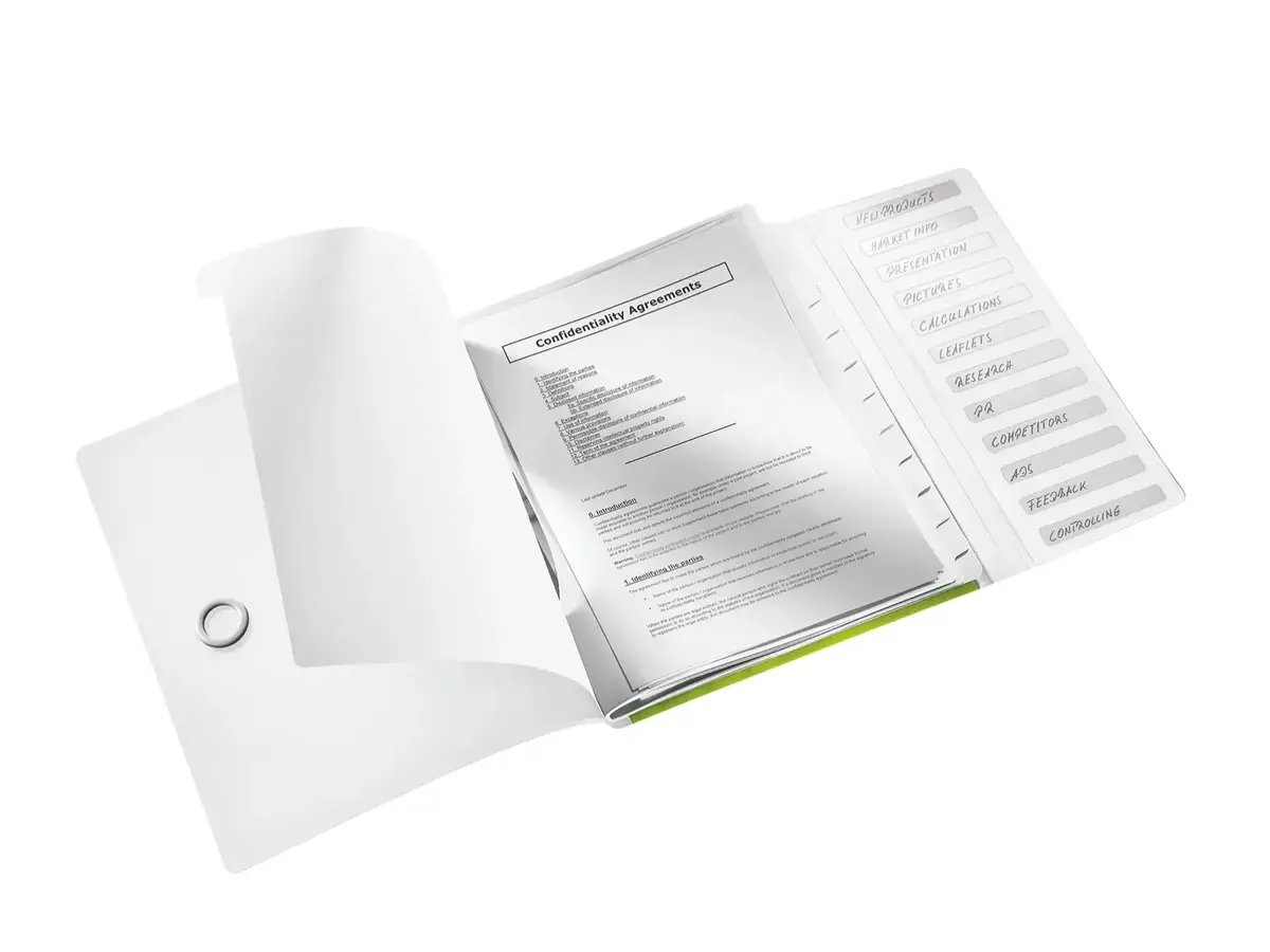 Folder ESSELTE Leitz WOW Polypropylene Green Metallic A4 Photo 3