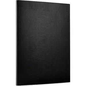 Portfolio folder with hook-and-loop closure Office Products A4, 1.5 cm spine, 3-compartment, black