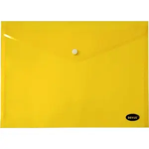 Envelope Folder with Snap Closure Beniamin Teczka kopertowa na zatrzask yellow