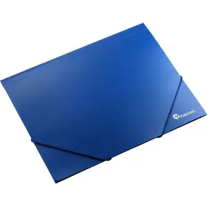 Document folder Titanum A4 plastic with elastic closure, blue