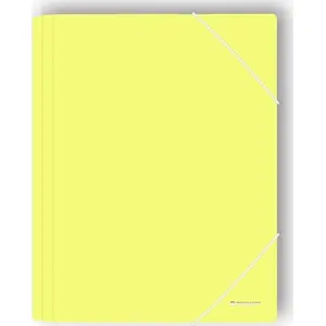 Document folder TEKA Teczka A4 with elastic band, PP, yellow