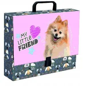 Mape ar rokturi A4 95 mm Narcissus Sweet Pomeranian FO — dokumentu mape, 95 mm muguriņa