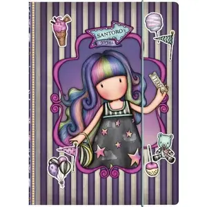 Folder with Elastic Closure Santoro Gorjuss Fairground – Teczka zamykana na gumkę