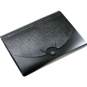 Document folder Titanum A4 with elastic closure, 13 compartments, black