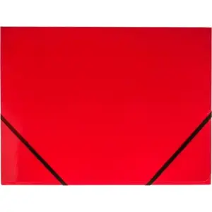 Document folder Tetis Teczka kartonowa A4 with elastic corner, red (Tetis)