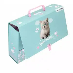 Document folder with handle STARPAK Kitty A4 95 mm spine