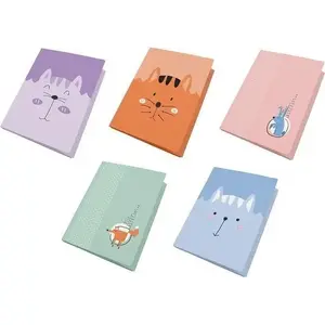 Wektor A4 Plastic Document Folder with Elastic Band Kids Pastel (10 pcs)