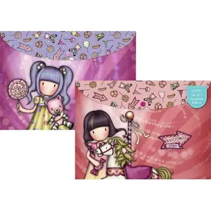 Folder set A4 Santoro London Gorjuss Fairground Carousel – decorative A4 document folders
