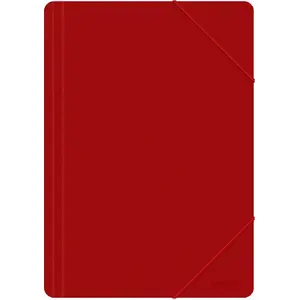 Folder with elastic closure Office Products A4 500 µm red