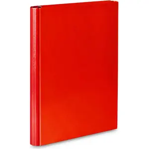 Vaupe folder with hook-and-loop closure A4 red
