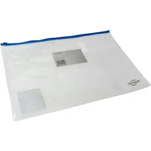 Plastic Envelope Folders A4 Titanum TITA2941 transparent 120 µm (ZBA4)