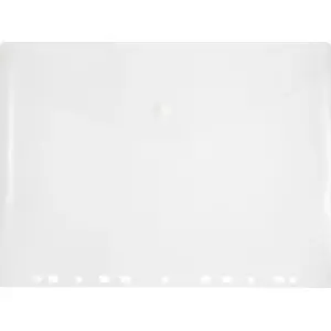 Plastic A4 Document Folder with Euro Perforation Penmate model 380982 transparent