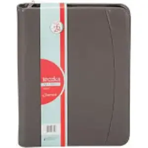Antra document folder A4 with zipper model 233358, grey