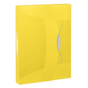 Box file ESSELTE Vivida PP A4 40 mm, polypropylene, yellow