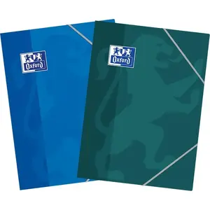 Cardboard Document Folder with Elastic Oxford Touch A4, mixed colours