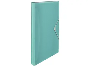 Expanding concertina file ESSELTE Colour'Breeze — polypropylene, blue, 330×260×25 mm