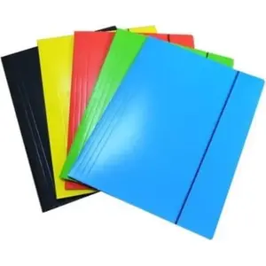 Folder A4 with Elastic Band SCHEMAT, colored assortment, pack of 10