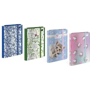 Document folder with elastic A4 INTERDRUK Girls — hard cover, A4 size