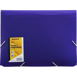 Folder with dividers Penmate Teczka A4 PP-104 purple