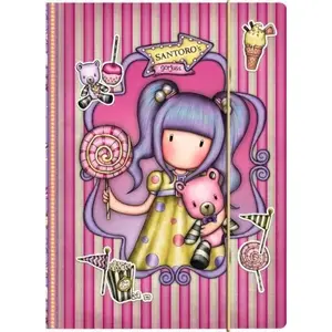 Folder with Elastic Closure Santoro Gorjuss Fairground — Document/Stationery Organizer
