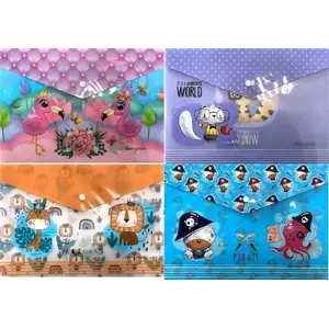 Plastic A4+ Folder with Clip Fresh model 496387 — assorted colors