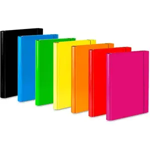 Document Folder Vaupe 339/02 Caribic black with elastic flap-style fastener