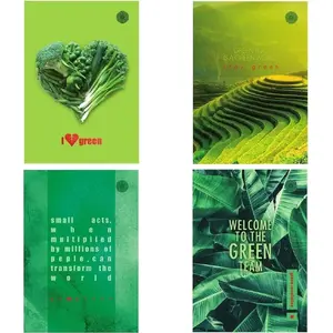 Notebook Ziemia Obiecana Brulion B5 96 pages squared Think Green (5 pcs)