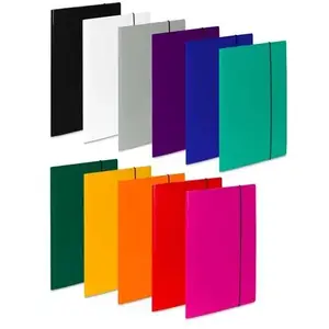 Folder with elastic band Vaupe 302/11 — document folder for A4 sheets, cardboard construction
