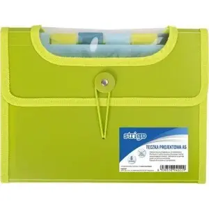 Folder PILOT STRIGO A5 with dividers V-file, green