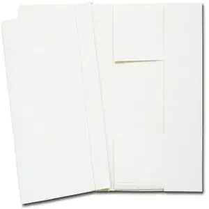 Cardboard Document Folder with Elastic Band Barbara 0404000 — white