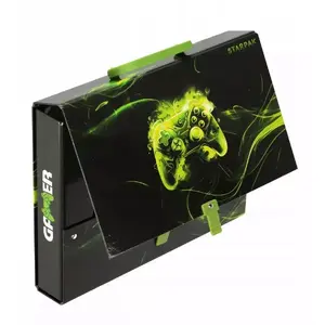 Folder with handle STARPAK STK TEC176 A4, 50 mm spine, pad fastening, cardboard