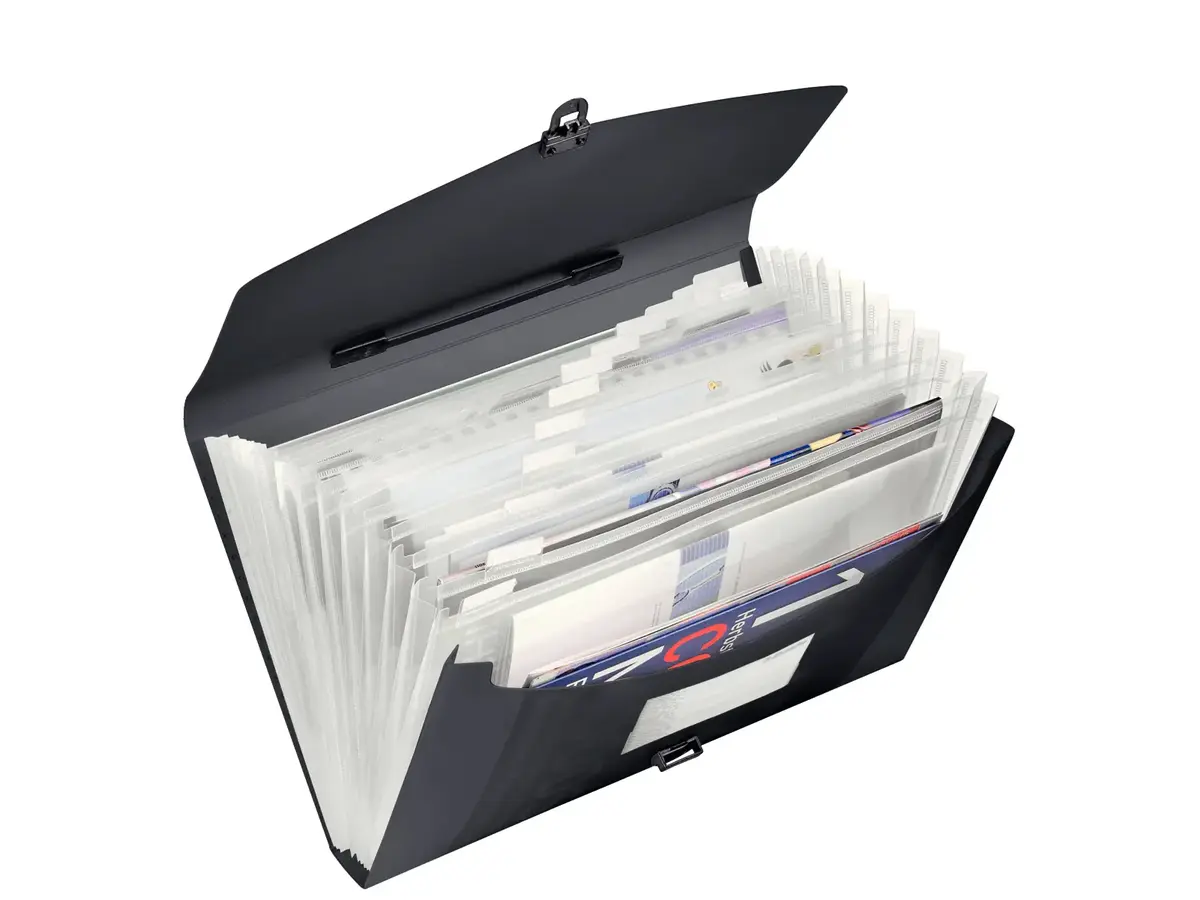 Briefcase ESSELTE 13406 — Polypropylene document briefcase Photo 2