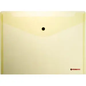 Penmate document envelope with snap A4 yellow, model WIKR-937145