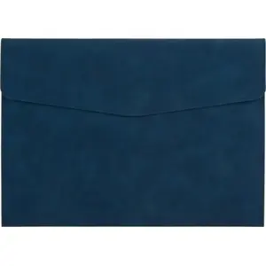Document folder Antra A4 505 envelope with snap fasteners, navy