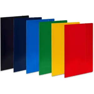 Document folder Vaupe model 319/01 with elastic closure, eco leather, red