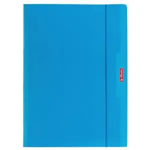 Folder A4 with Elastic Closure HERLITZ (174044) Blue Color Blocking