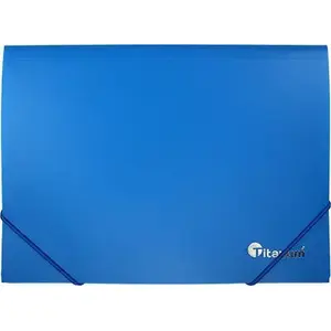 Folder with elastic band Titanum Teczka A5 TGG5BL — A5 document folder with elastic closure
