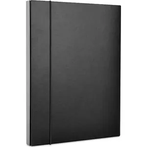 Document folder box with elastic band Office Products Teczka-pudełko PP A4/40 black