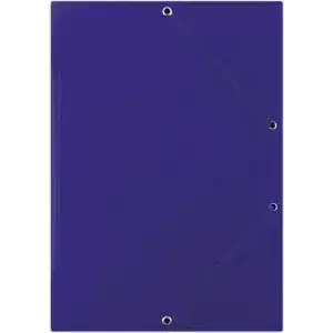 Document folder with elastic Donau FEP10G — smooth blue
