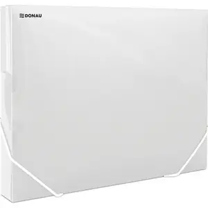 Folder Donau A4 transparent document wallet with elastic band, 3 cm spine (model 8545001PL-00)