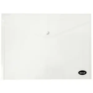 Envelope Folder with Snap Closure A5 PVC transparent — Beniamin